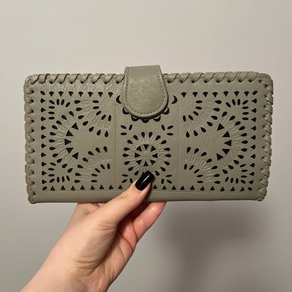 Large Grey Wallet